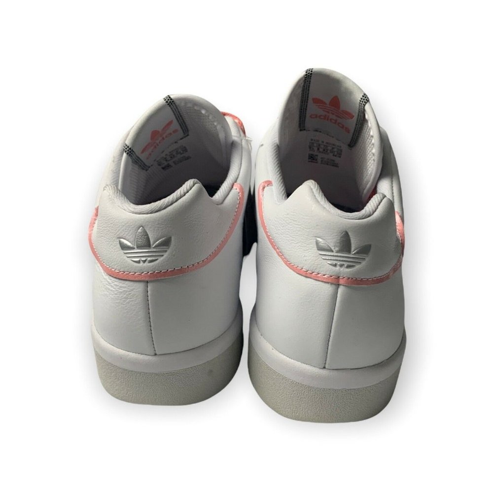 adidas Slamcourt Lace Up Womens Sneakers Shoes Casual - White EF2086 - Picture 3 of 10